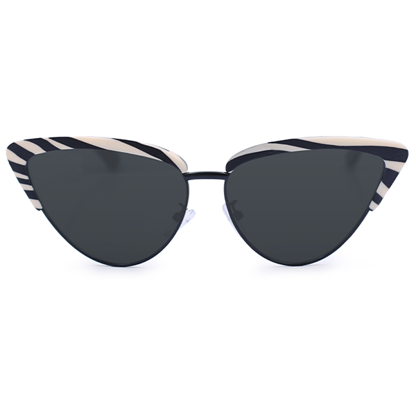 Ava Black Zebra Prescription Glasses - Stylish & Durable Eyewear for Men & Women | Perfect for Reading, Driving & Daily Use