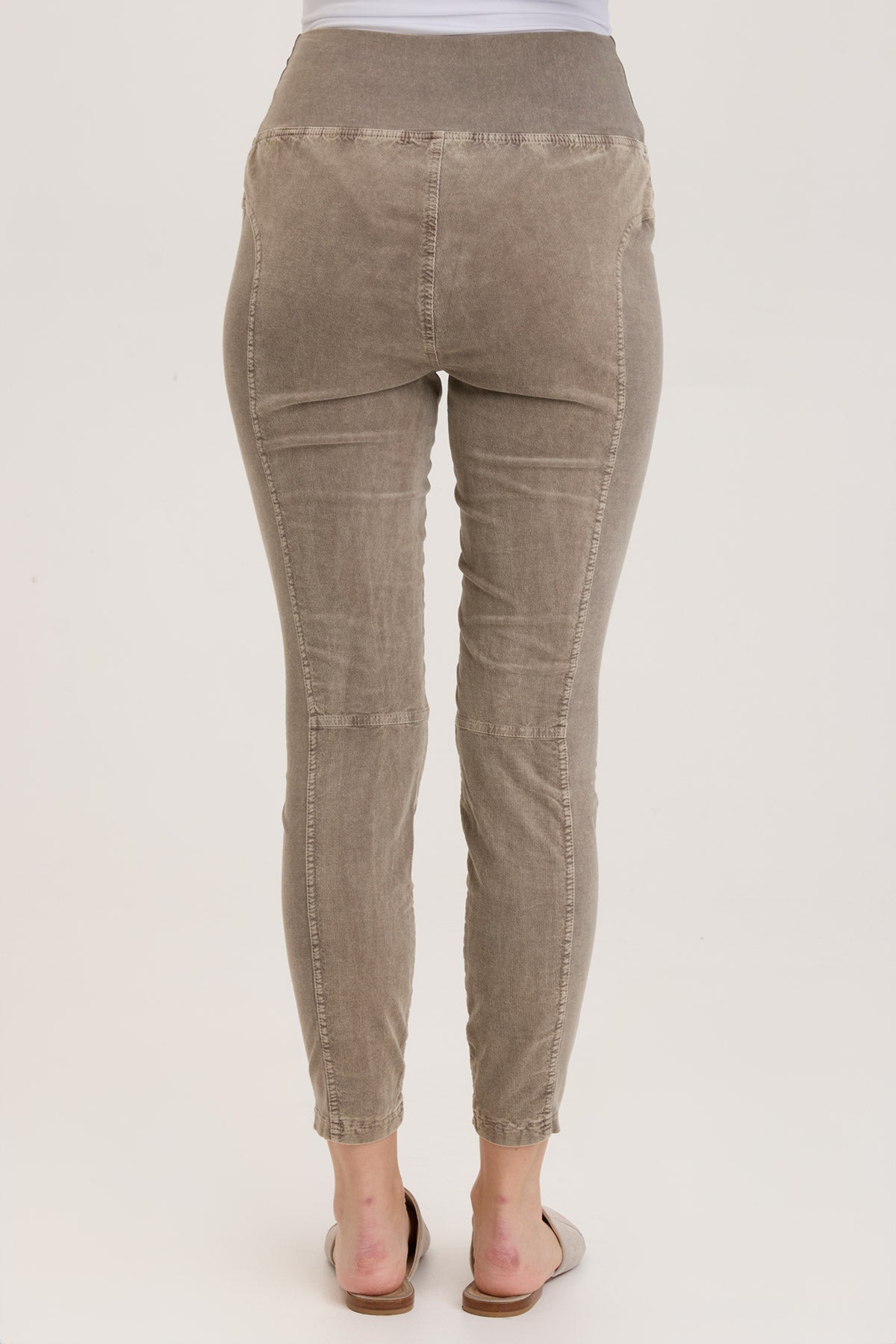 Stylish Cord Penny Leggings for Women - High Waist Stretch Comfort Pants for Yoga, Workout & Casual Wear