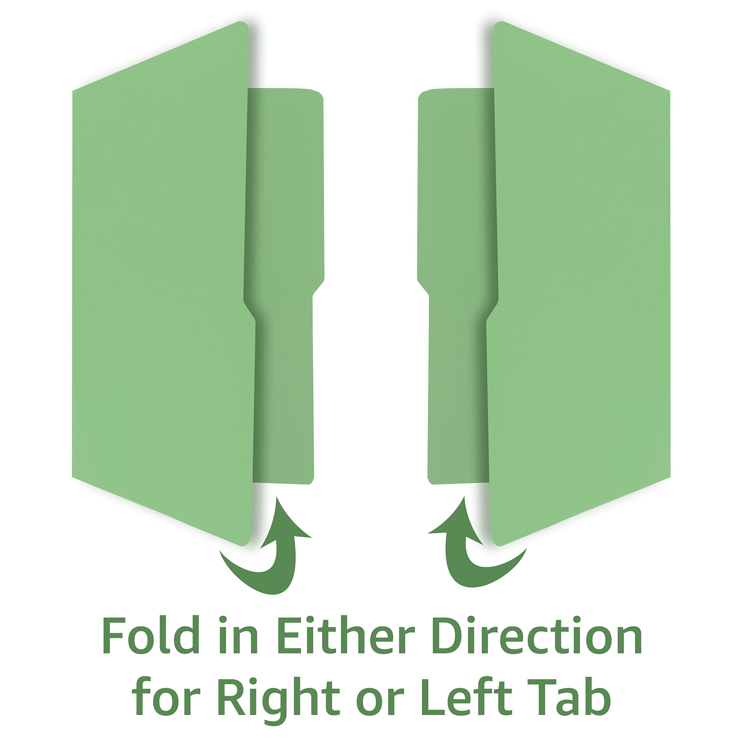 uBoxes Legal Folders - 100 Pack (4 Boxes of 25) - Green Letter Size File Folders for Office, Court & Document Organization | Perfect for Lawyers, Paralegals & Legal Professionals