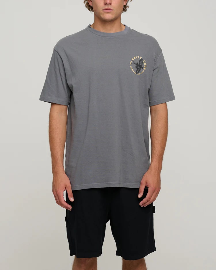 Salty Crew Fly By Standard Tee - Men's Comfortable Cotton T-Shirt for Surfing, Beach & Casual Wear | Perfect for Outdoor Activities & Everyday Style
