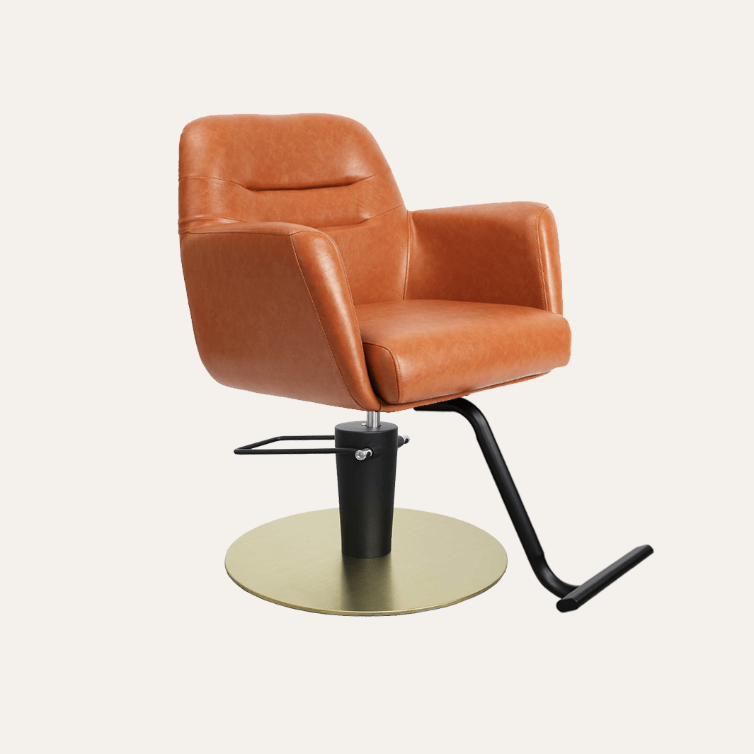 Premium Gemma Salon Chair - Professional Hydraulic Styling Chair for Hairdressers & Barbers - Perfect for Salons, Spas & Home Use