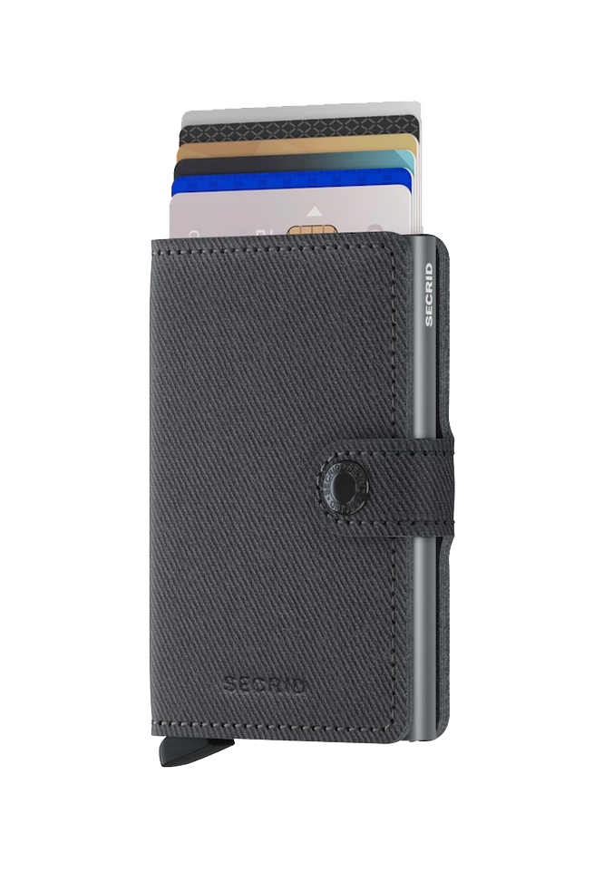 SECRID RFID Miniwallet Twist - Slim Anti-Theft Wallet for Men & Women - NFC Blocking Credit Card Holder - Perfect for Travel, Shopping & Everyday Use