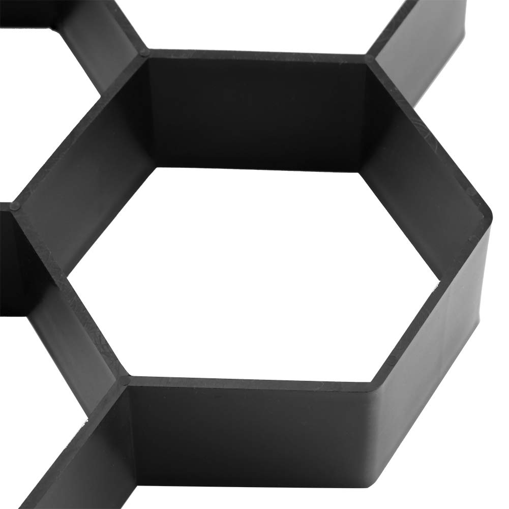 Hexagon Flower Shape Concrete Molds for Walkways - Reusable Stepping Stone Mold for DIY Cement Path & Patio Pavers - Perfect for Garden, Courtyard, and Outdoor Landscaping Projects