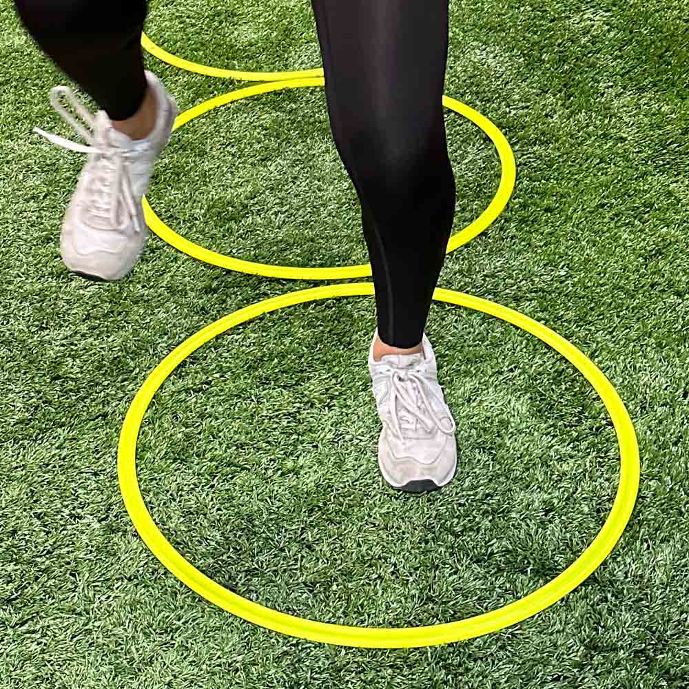 XLR8 Agility Rings - Speed Training Cones for Soccer, Football & Fitness Drills - Perfect for Athletes, Kids & Outdoor Sports Practice