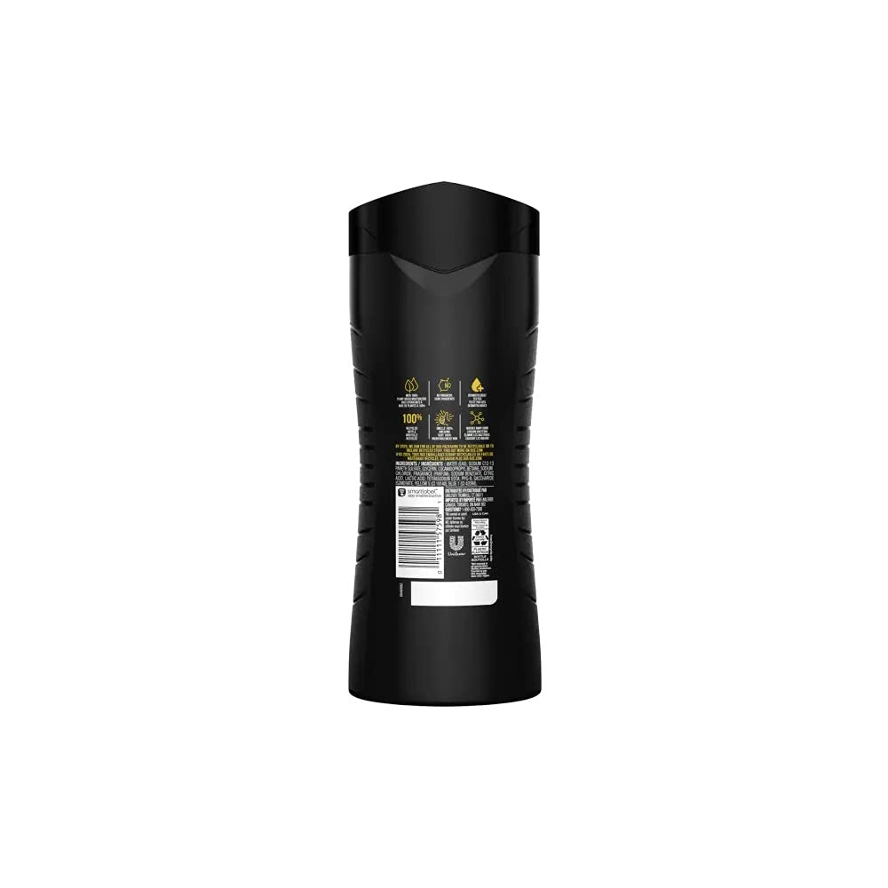 Axe Body Wash for Men, Black 16 oz (Pack of 9) - Long Lasting Fragrance & Hydrating Formula for Gym, Work & Daily Shower