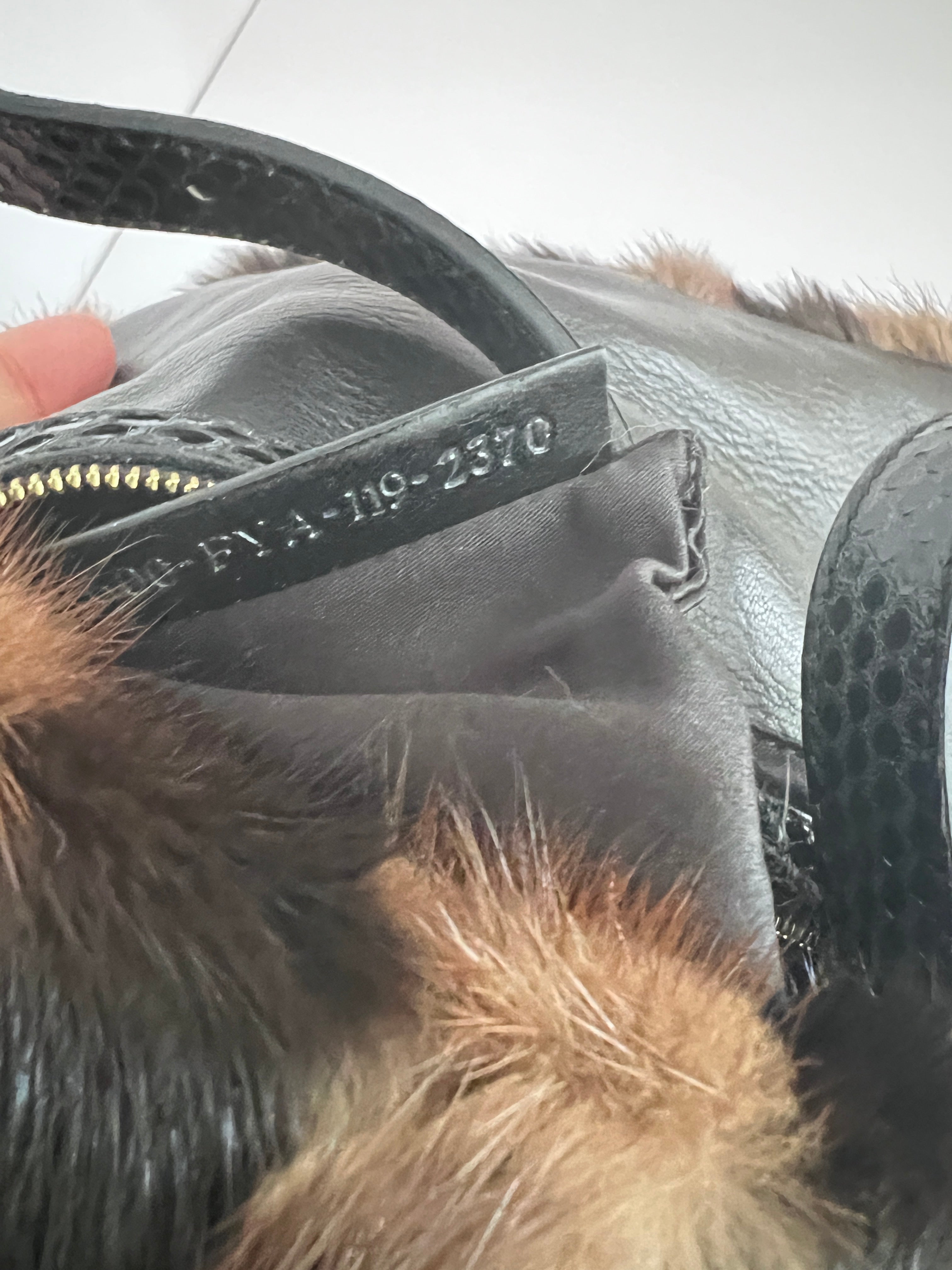 Fendi Mink Stripes Baguette Bag - Luxury Designer Crossbody Purse for Women | Perfect for Evening Parties, Date Nights & Special Occasions