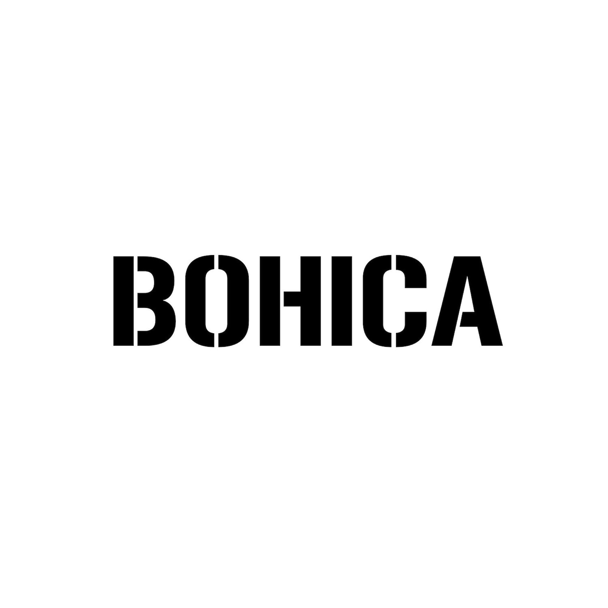 BOHICA Oval Car Bumper Sticker - Durable Vinyl Decal for Cars & Laptops