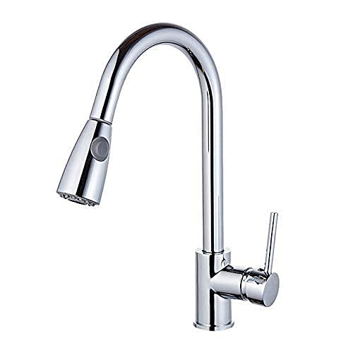 360° Rotating Kitchen Mixer Tap - Chrome/Nickel/Gold/Black for Modern Sinks