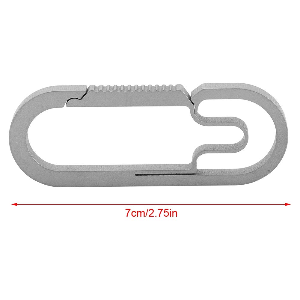 Alloy Split Key Rings - Durable Round Keychain for Outdoor & Home Use