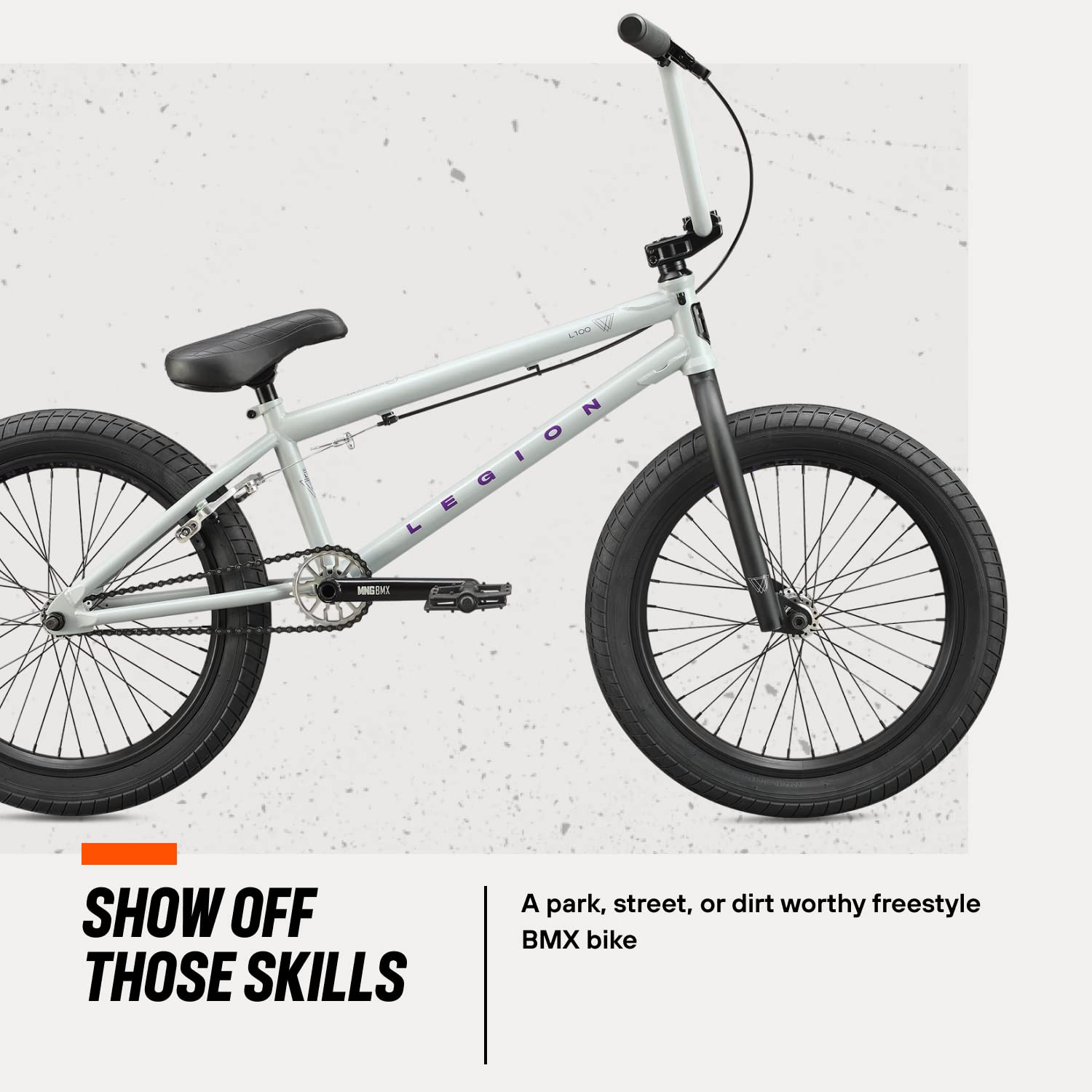 Mongoose Legion Freestyle BMX Bike for Adults - 20