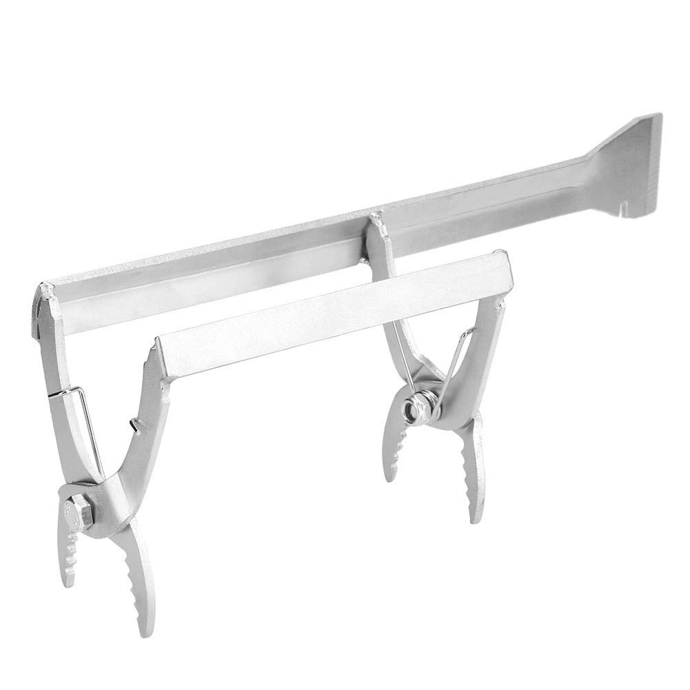 Stainless Steel Bee Frame Holder Clip with Scraper - Beekeeping Tool for Hive Maintenance & Honey Harvesting | Durable Beekeeping Accessories for Professional & Backyard Apiaries