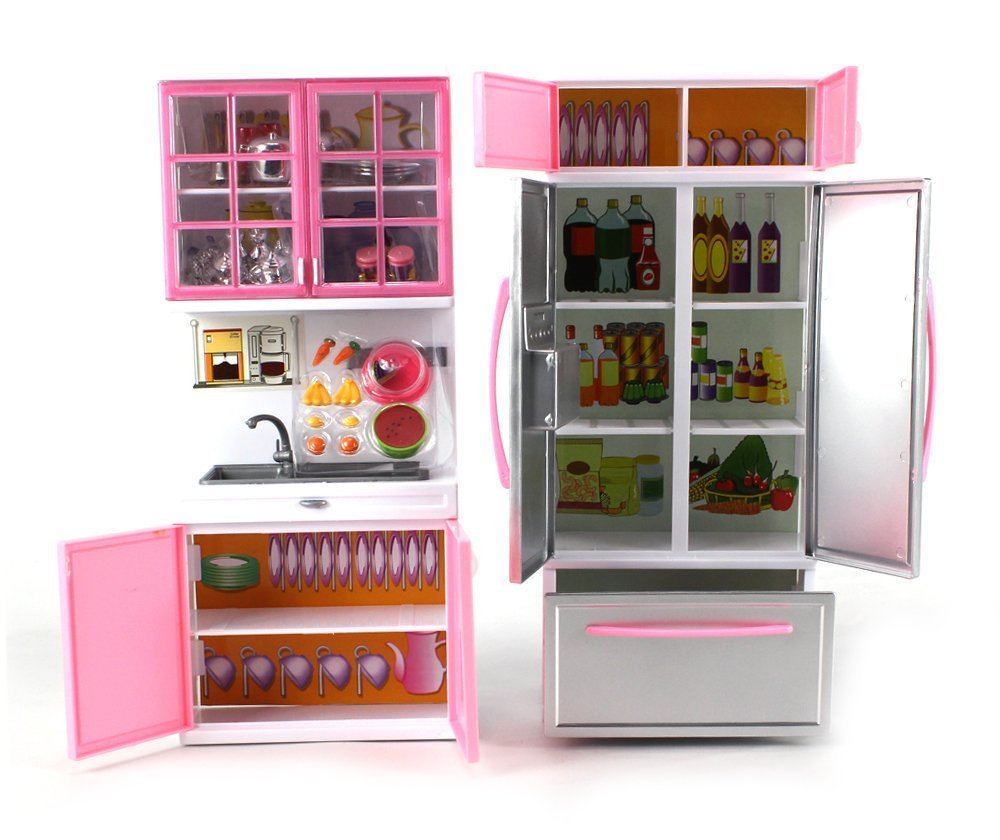 Battery Operated Toy Kitchen Playset for 11.5