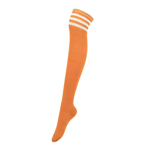 1 Pair - Yellow With White Stripes