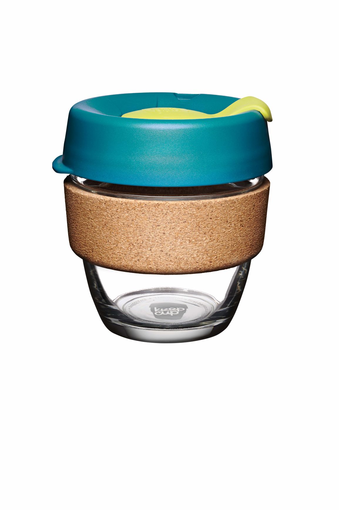 KeepCup Brew Cork Small 8oz Reusable Coffee Cup - Eco-Friendly Travel Mug for Hot & Cold Beverages - Perfect for Office, Commuting, and Outdoor Adventures