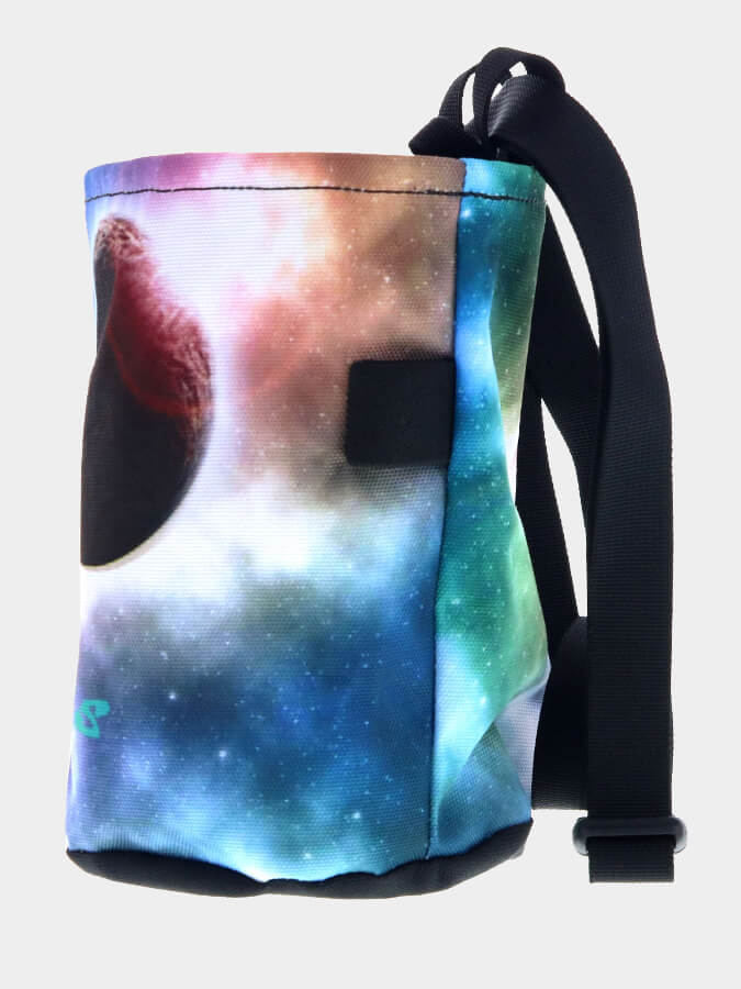Metolius Galaxy Comp Print Chalk Bag for Rock Climbing & Bouldering - Lightweight & Durable Chalk Holder for Gymnastics, Weightlifting & Fitness Training