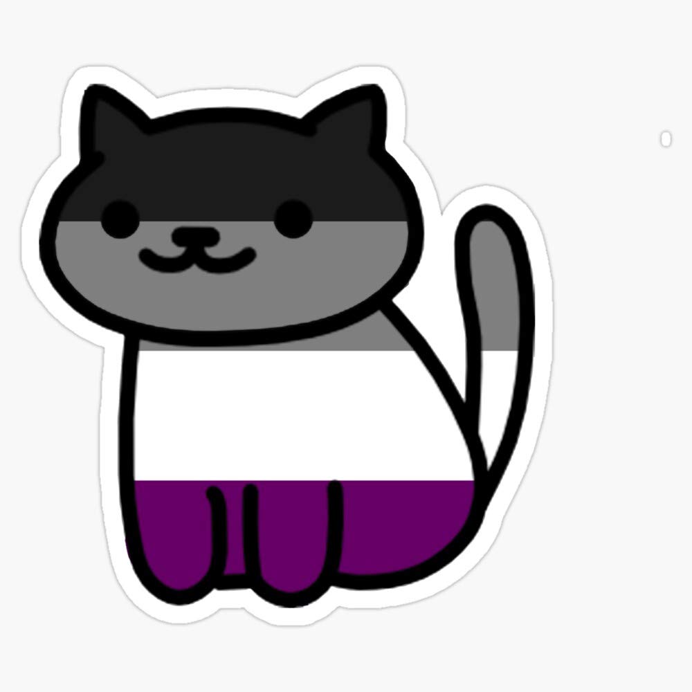 Asexual Pride Sticker - Waterproof Vinyl Decal for Cars, Laptops & Windows - 5 Inch LGBTQ+ Equality Sticker for Bumpers, Notebooks & Home Decor