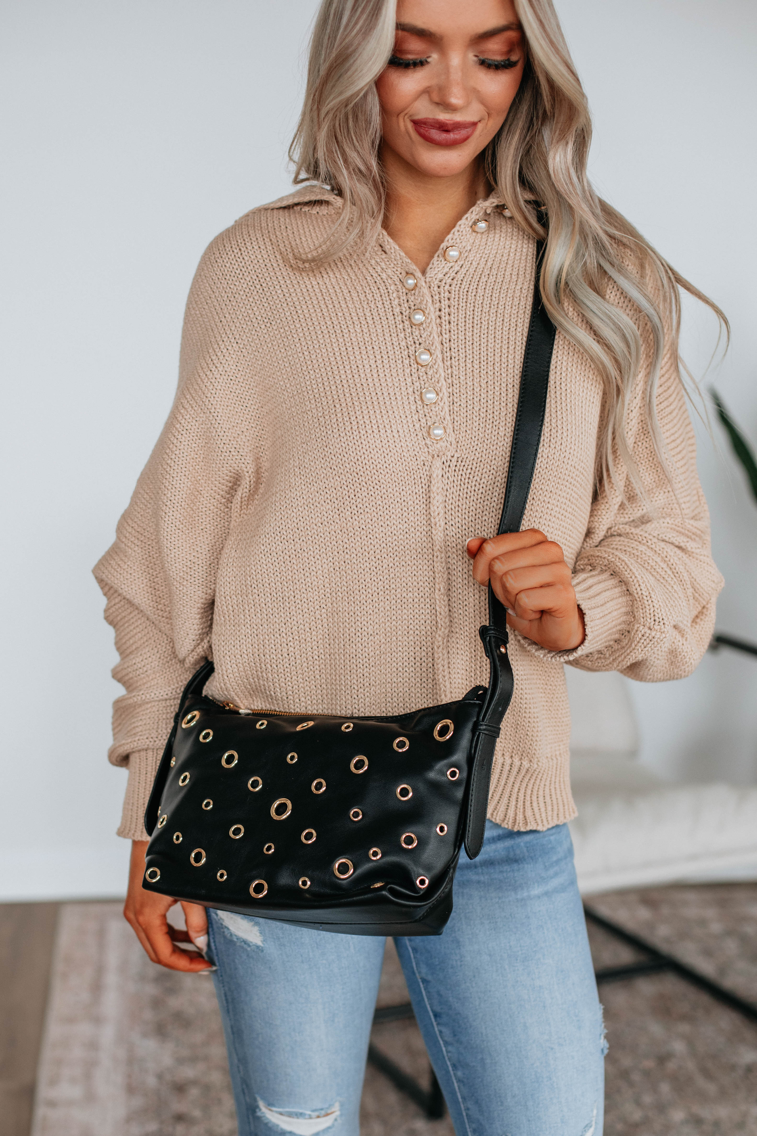 Stylish Black Crossbody Bag for Women - Lightweight & Durable Everyday Purse - Perfect for Travel, Shopping & Casual Outings