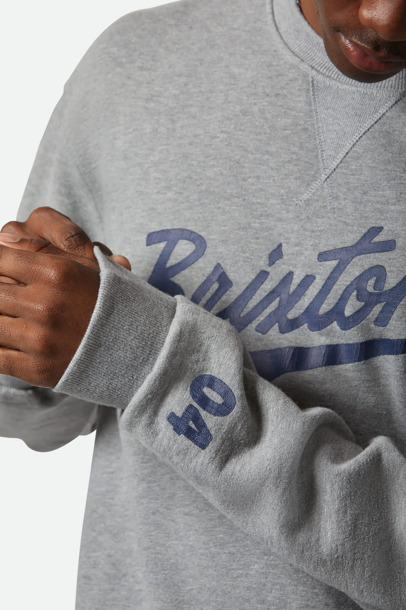 The League Broken In Crew Neck Sweatshirt - Soft Heather Grey Pullover for Men & Women | Perfect for Casual Wear, Gym, and Lounge