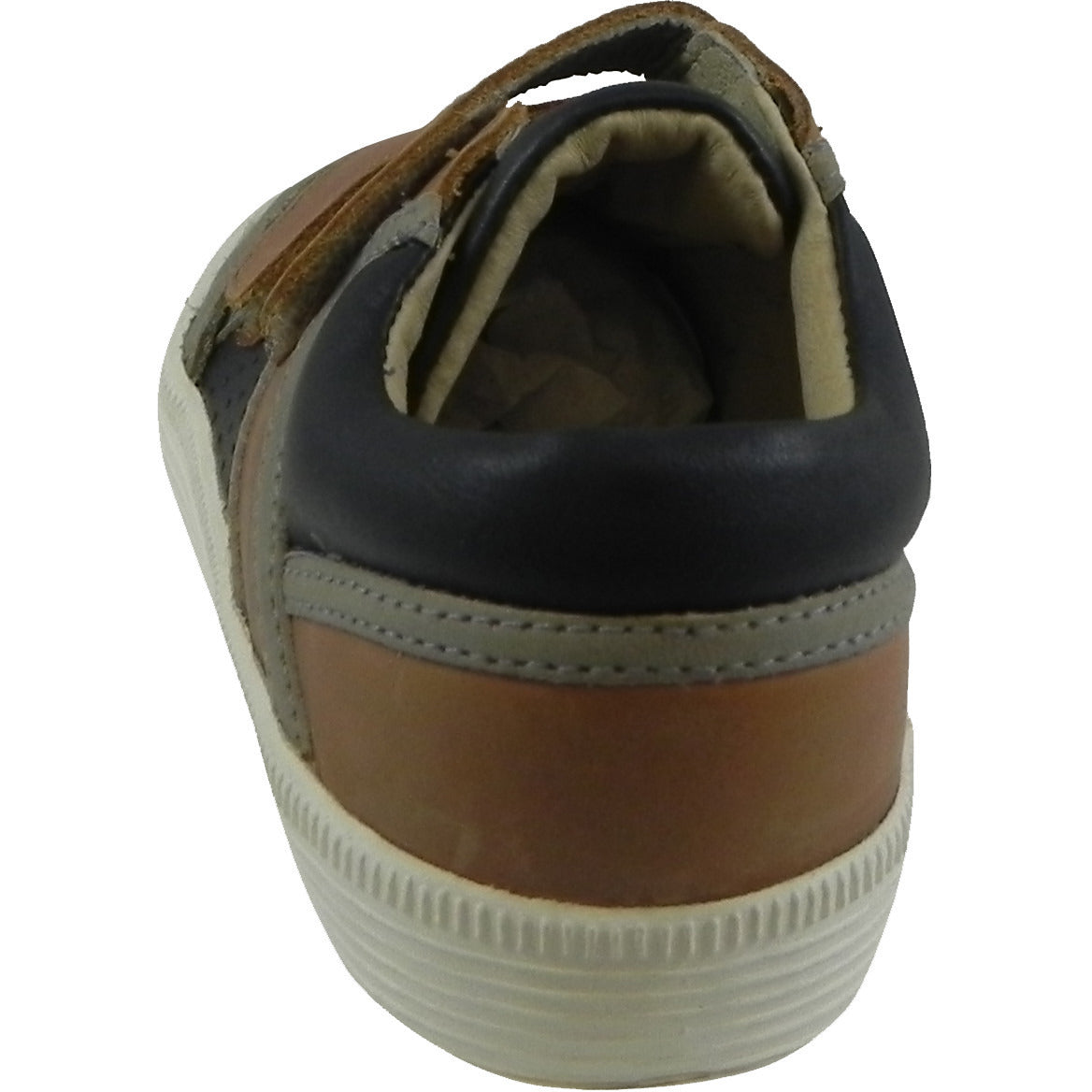 Old Soles Boys' 1029 Low Top Leather Sneakers for Kids - Navy, Brown & Grey Colors | Comfortable School Shoes & Casual Play Sneakers