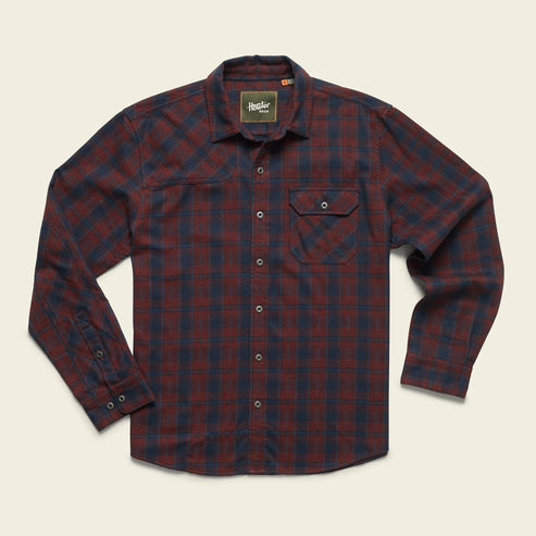 Men's Harkers Flannel Shirt - Soft Plaid Long Sleeve Button Down Shirt for Casual Wear & Outdoor Activities
