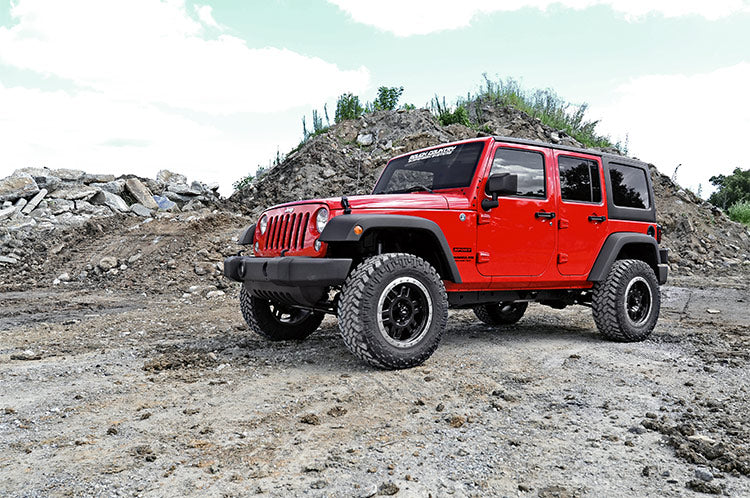2.5 Inch Lift Kit for Jeep Wrangler JK & Wrangler Unlimited (2007-2018) - Heavy Duty Suspension Spacers - Off-Road Adventure & Trail Riding Upgrade
