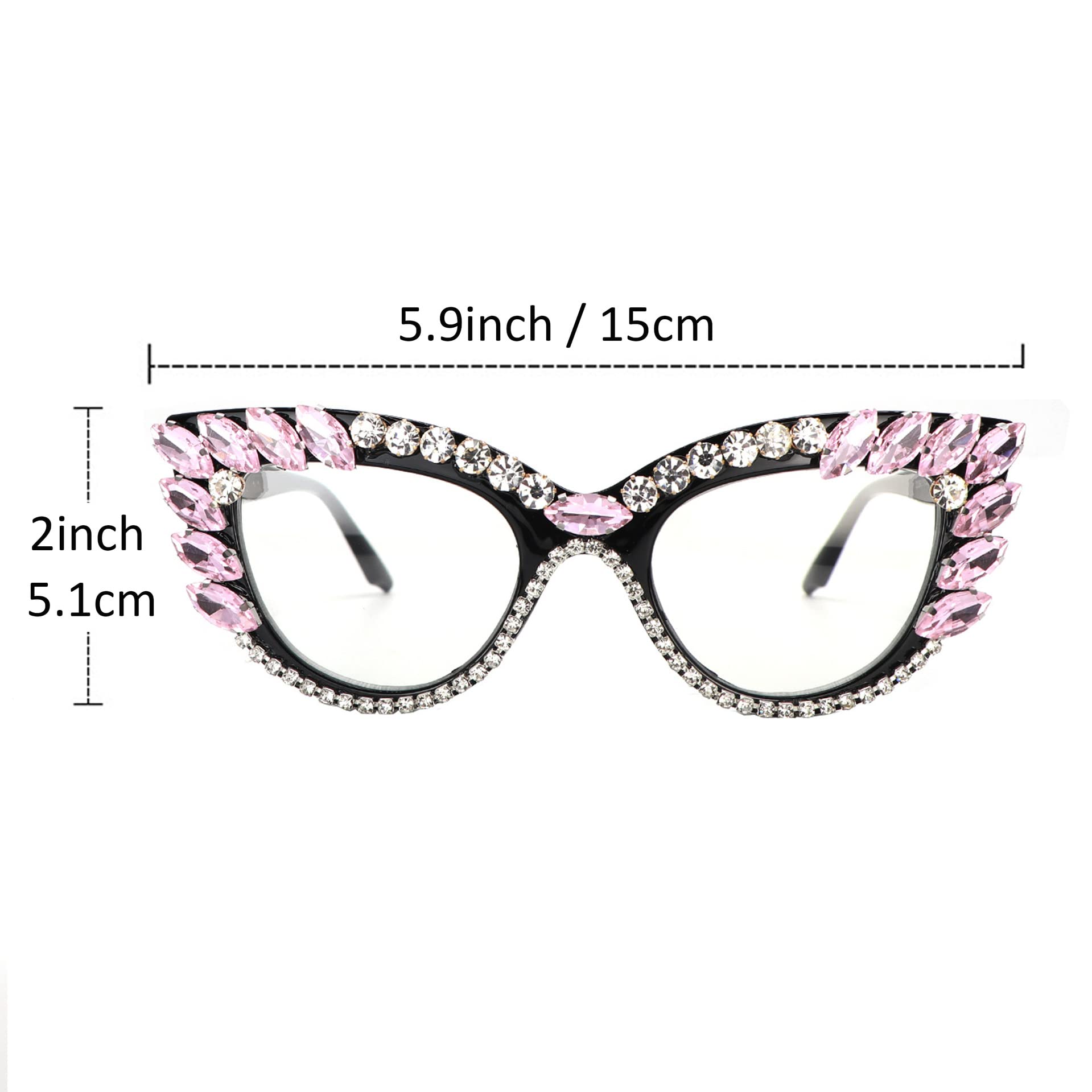 Blue Light Blocking Reading Glasses for Women - Anti Eye Strain Computer Glasses with Stylish Avant-Garde Frame - Perfect for Office Work, Gaming & Screen Time