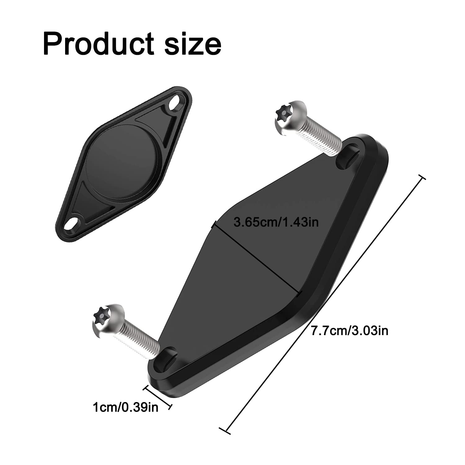 AirTag Bike Mount Holder - Secure & Durable Airtag Bicycle Attachment for 64mm Bike Water Bottle Cage (Black) | Perfect for Cycling, Commuting & Anti-Theft Tracking