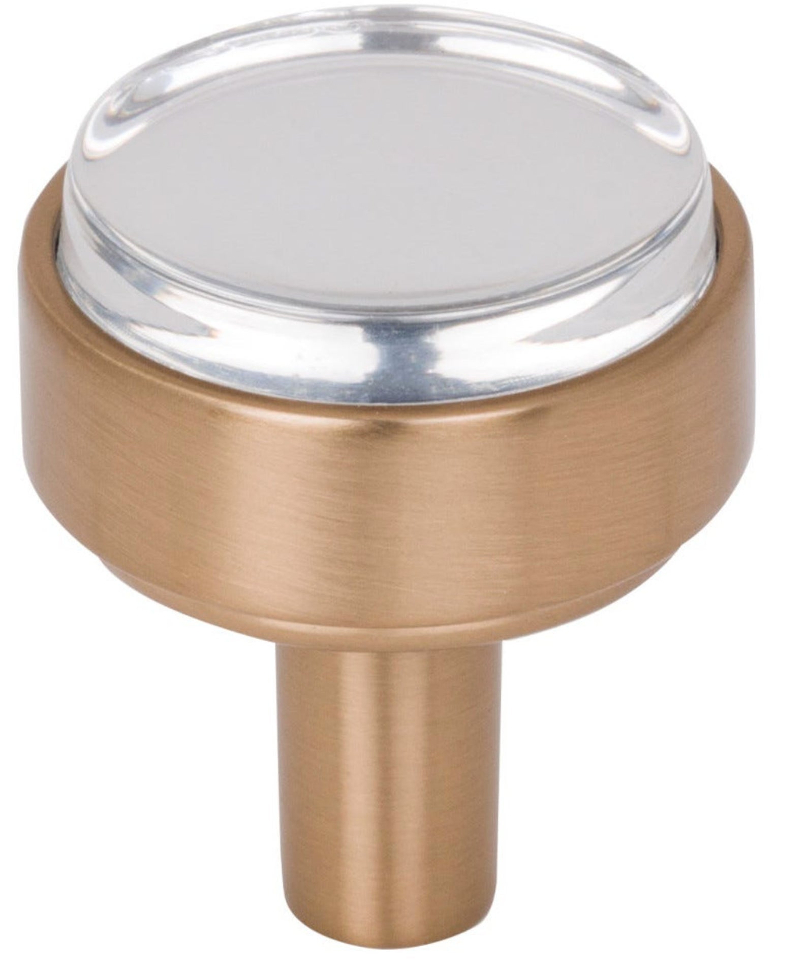 Lucite Champagne Bronze Drawer Pulls & Cabinet Knobs - Vintage Style Hardware for Kitchen Cabinets, Dressers & Furniture (Set of 10) - Perfect for Home Renovation & DIY Projects