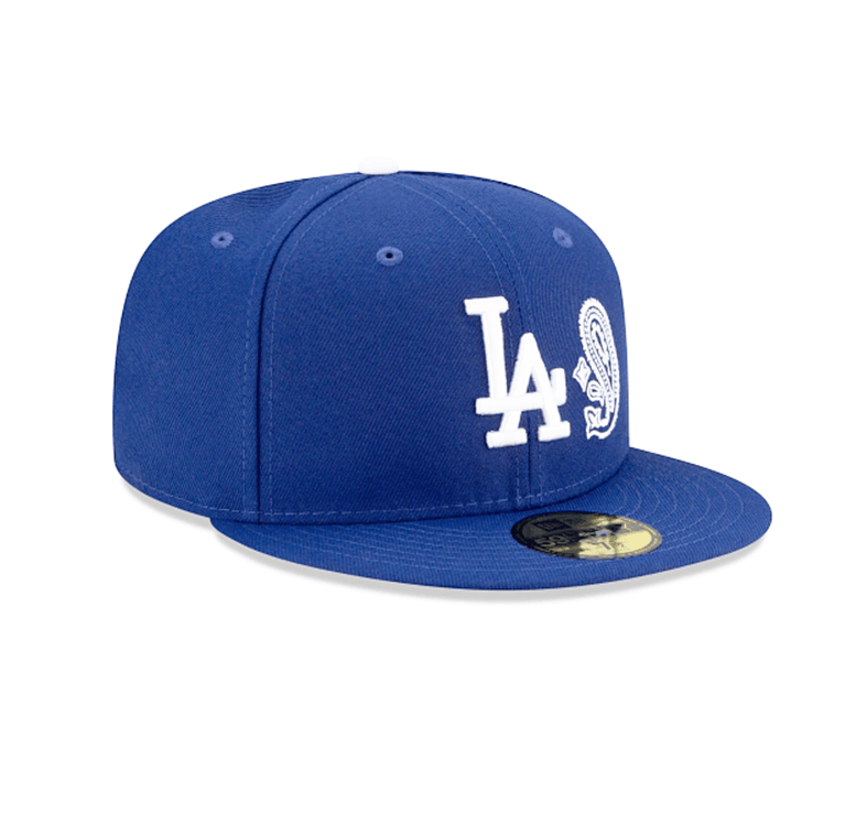 New Era Q3 QT 59FIFTY 9525 Los Angeles Dodgers Fitted Baseball Cap - Official MLB Snapback Hat for Men & Women - Perfect for Games, Streetwear & Sports Fans