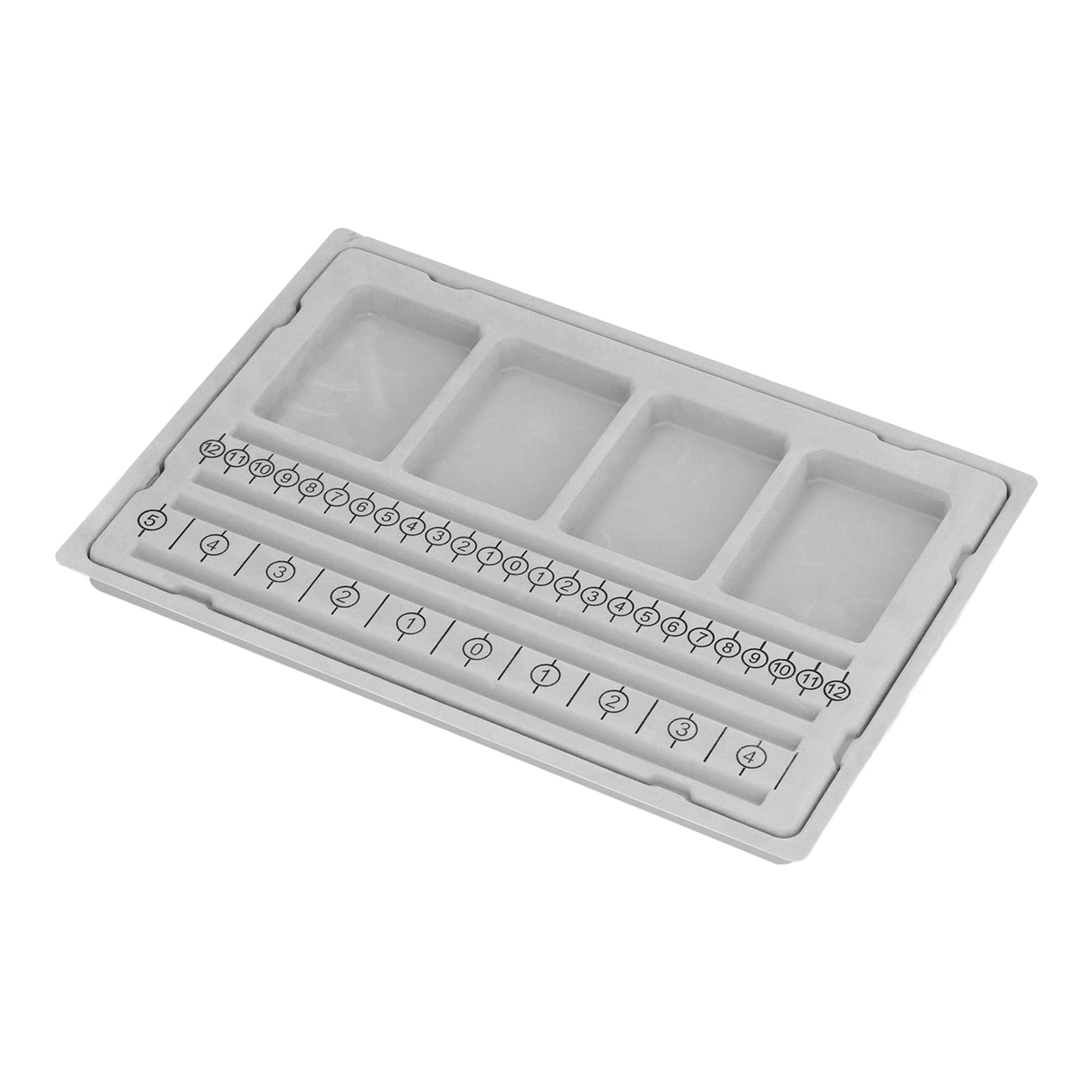 ABS Beaded Measuring Board - Non-Slip Mini Bead Mat for Jewelry Making, DIY Bracelet Crafting Tool for Beginners | Perfect for Beading Projects, Wire Wrapping & Home Craft Workspace