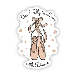 Denali & Co Dance Stickers - Fun & Colorful Vinyl Decals for Dance Studios, Water Bottles, Laptops & More