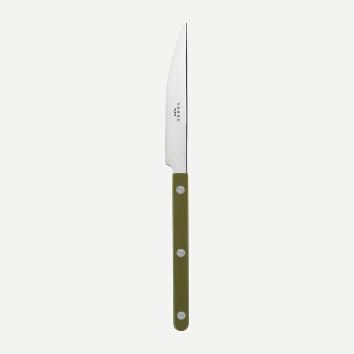 Premium Stainless Steel Bistrot Dinner Knife Set - 12-Piece Elegant Shiny Finish Cutlery for Fine Dining, Restaurant & Home Entertaining
