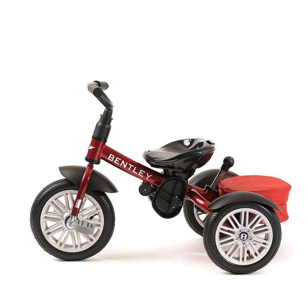 Bentley 6-in-1 Convertible Baby Tricycle with Parent Push Handle - Toddler to Kids Trike for Indoor & Outdoor Play, Park Rides, and Family Walks