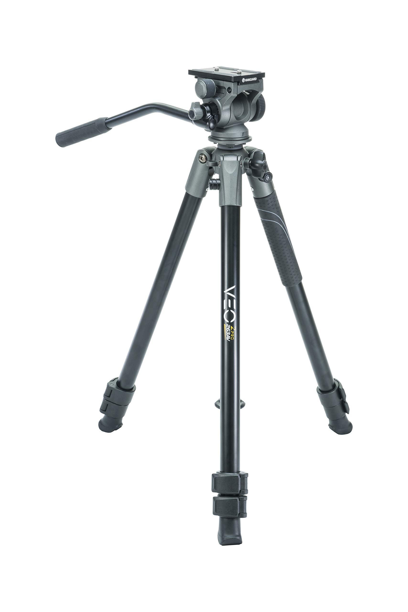 Vanguard VEO 2 PRO 263AV Lightweight Aluminum Tripod with Fluid Video Panhead - Professional Camera Support for Travel, Vlogging & Outdoor Photography
