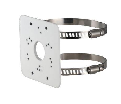 MAM152 E Pole Mount Bracket for Security Cameras - Universal Mounting Kit for Outdoor/Indoor Surveillance Cameras - Perfect for Home Security, Business Monitoring & CCTV Systems