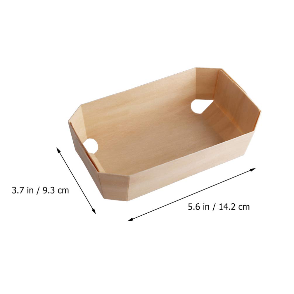 Hemoton 10-Piece Bread Loaf Pan Set - Nonstick Wooden Baking Pans for Homemade Bread, Cakes & Pastries - Perfect for Kitchen Baking Supplies, Holiday Baking & Gift Giving