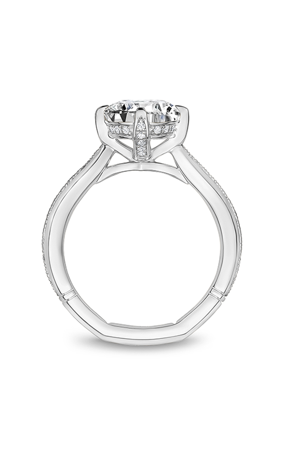 Noam Carver Atelier A013 01A Diamond Engagement Ring - Elegant Wedding Band for Proposals & Anniversaries