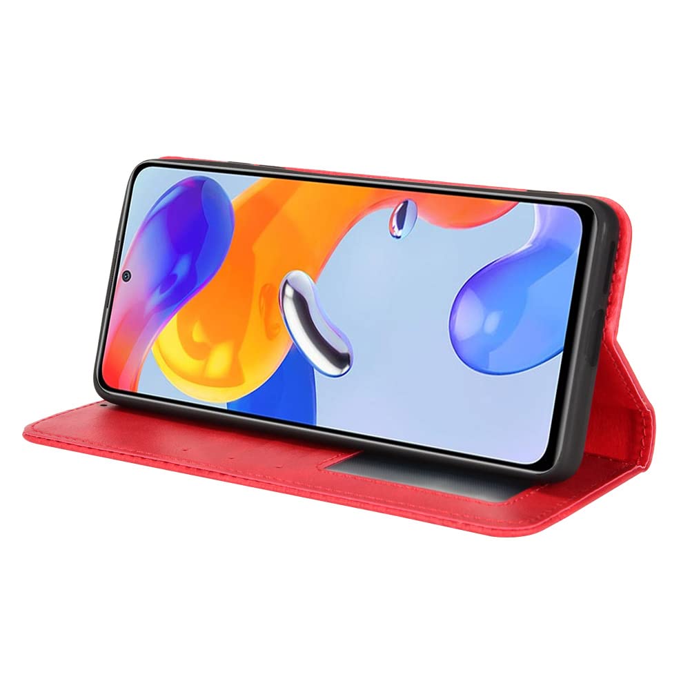 Premium Leather Case for Xiaomi Redmi Note 11 Pro 4G/5G - PU Leather Flip Cover with Card Slots - Perfect for Daily Protection & Business Use