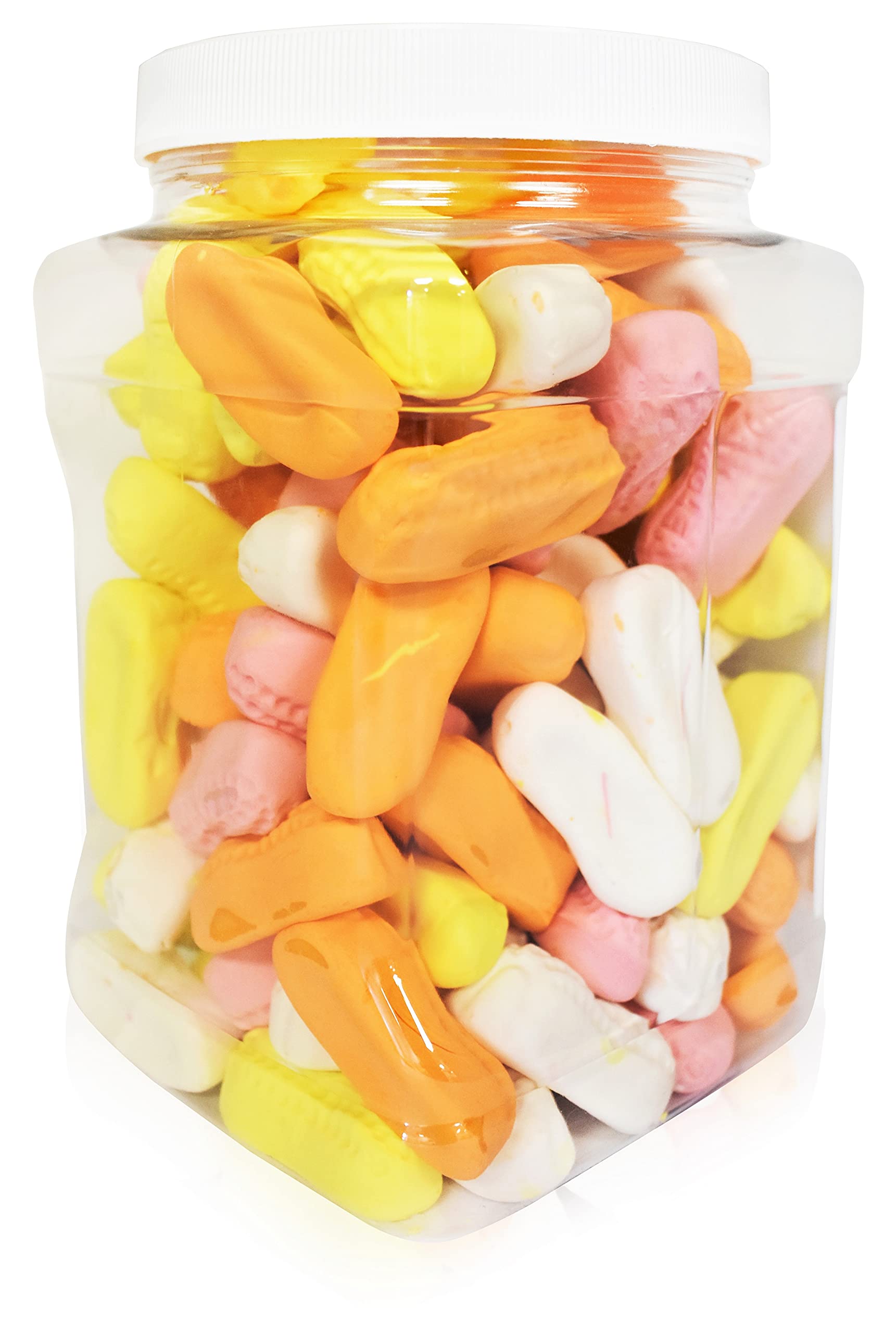 Spangler Retro Circus Peanuts Marshmallow Candy - Assorted Flavors in Resealable Jar (1.5 lbs) | Classic American Treat for Parties, Movie Nights & Nostalgic Gift Giving