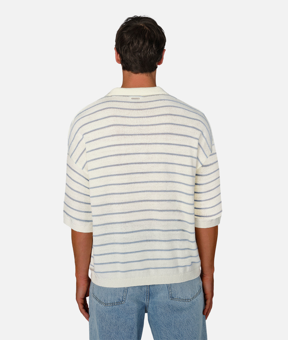 The Casa Polo Light Blue Cream - Stylish and Comfortable Polo Shirt for Men | Perfect for Casual Wear, Office, and Outdoor Activities