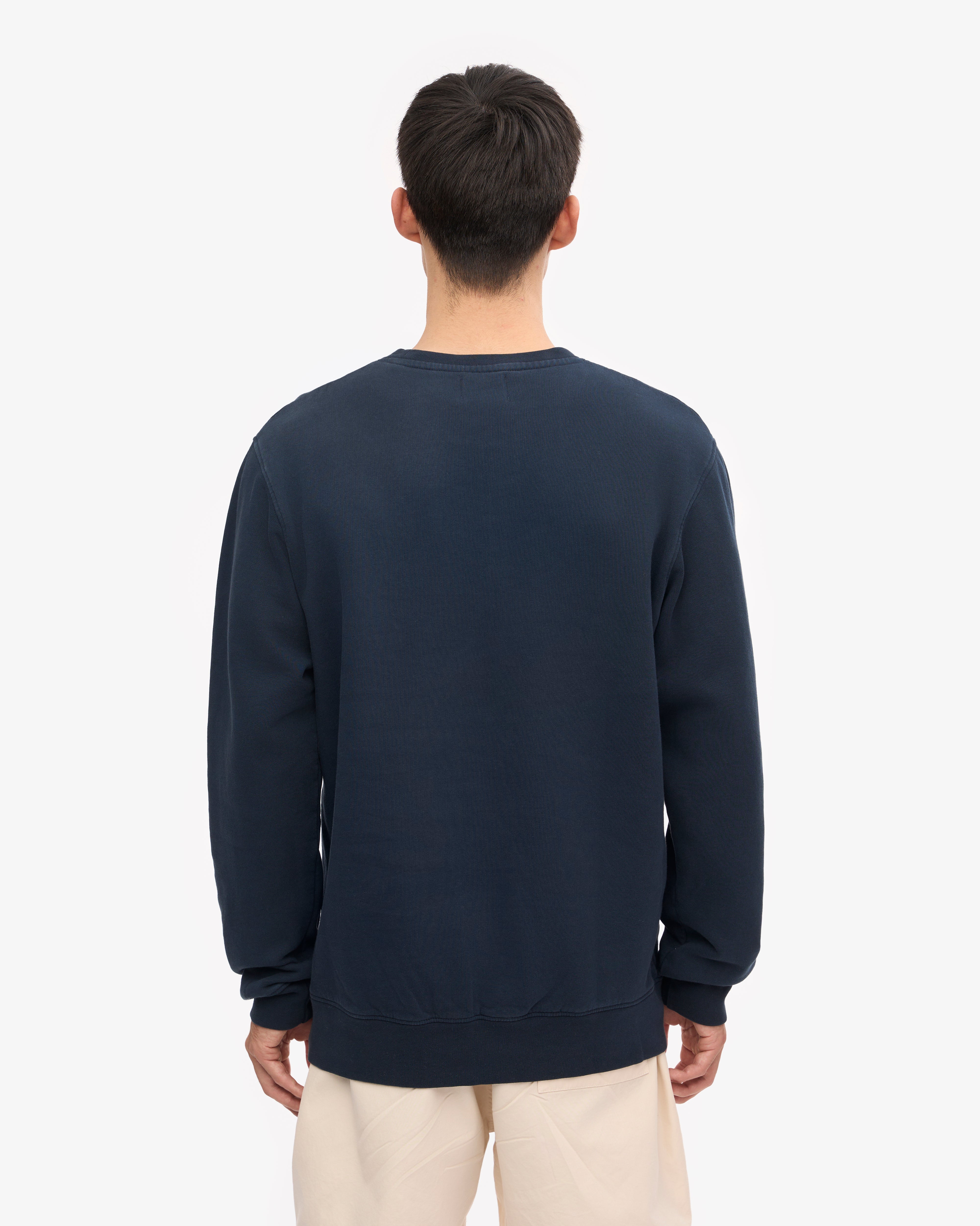 Classic Organic Cotton Crew Neck T-Shirt for Men - Navy Blue | Soft, Breathable & Comfortable | Perfect for Casual Wear, Gym & Everyday Outfits