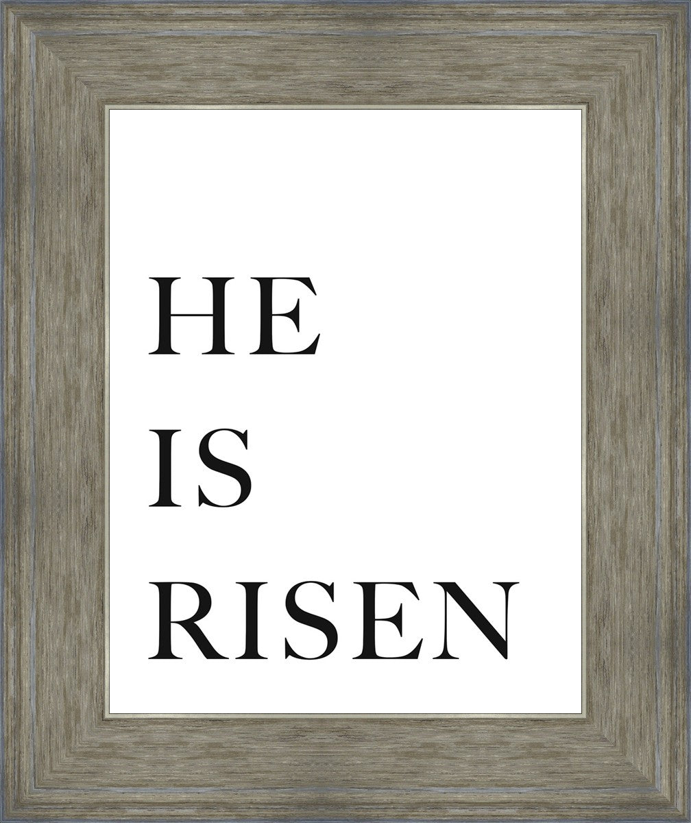 He is Risen by Paige Tilly - Inspirational Christian T-Shirt for Easter, Church & Faith-Based Events