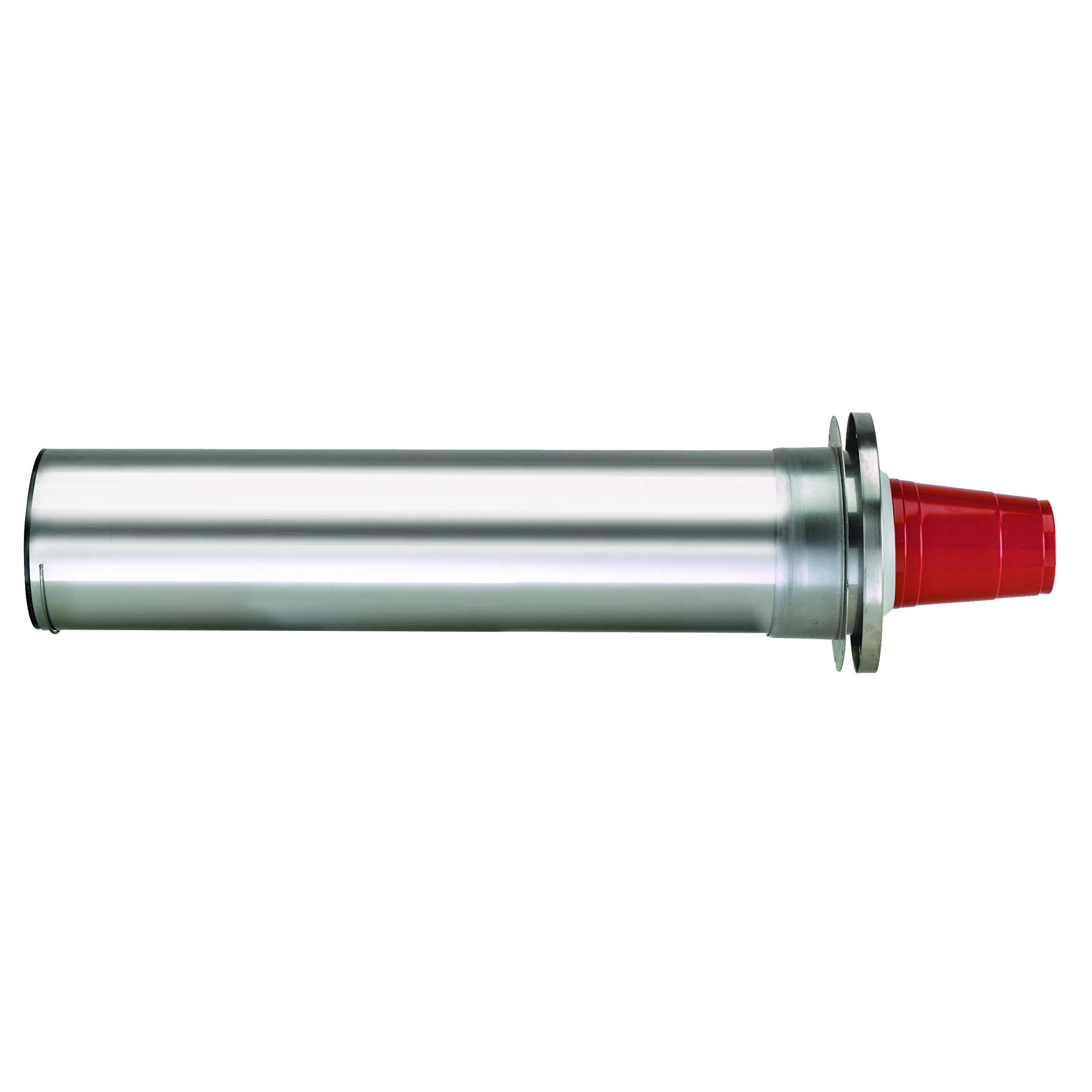 Dispense-Rite BFL-2 Stainless Steel In-Counter Cup Dispenser - Holds 8 oz to 24 oz Cups with 2 Springs, 22