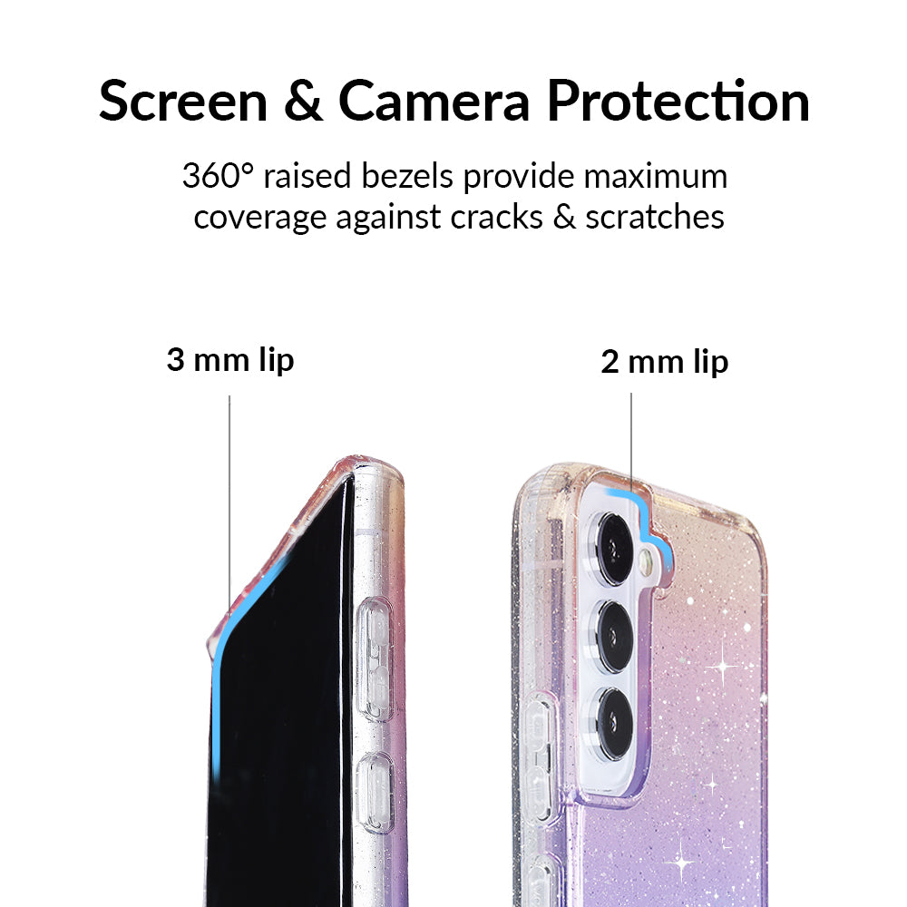 Ombre Stardust Glitter Phone Case for Samsung Galaxy - Protective & Stylish Cover for Everyday Use & Special Occasions