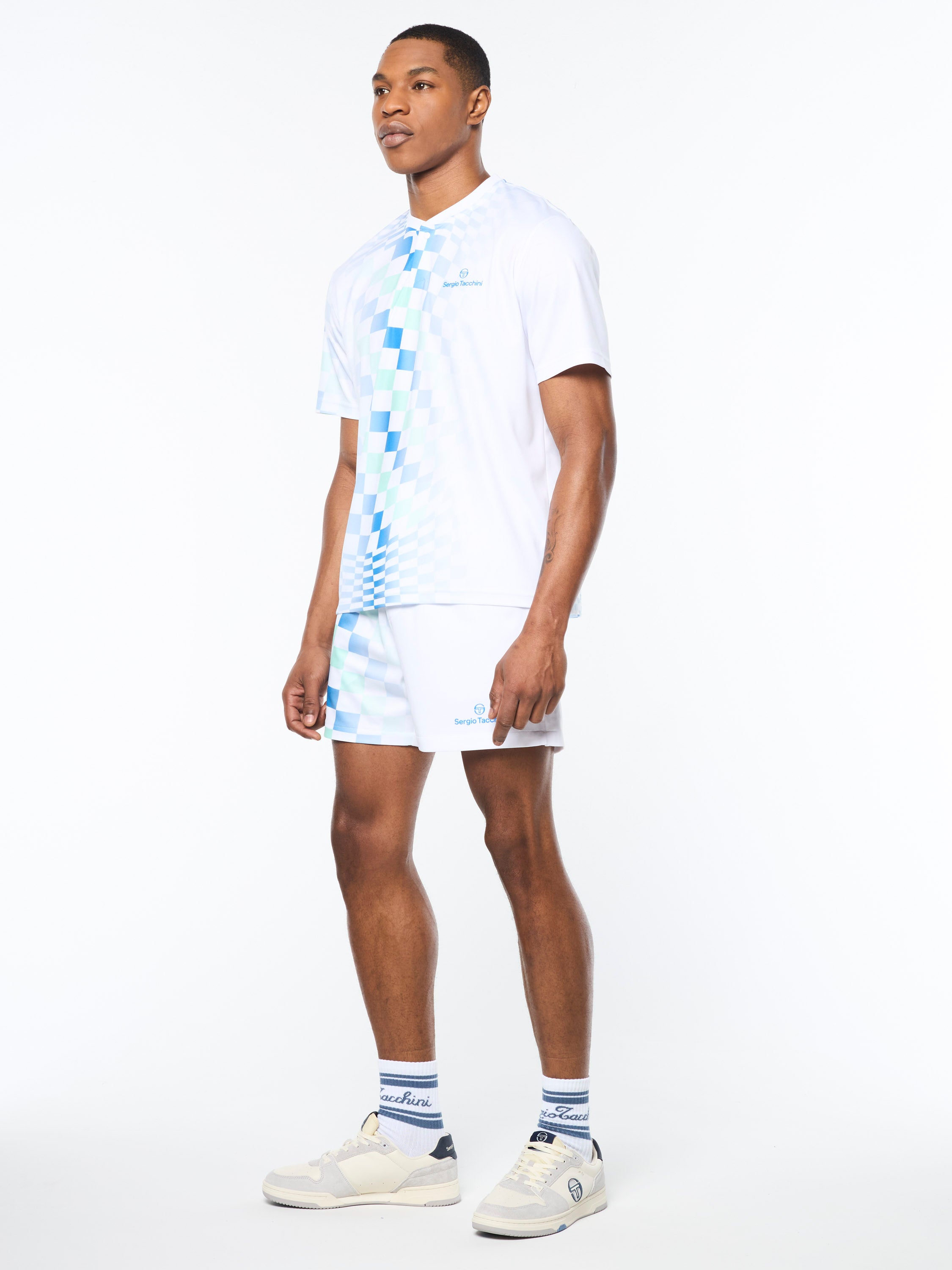 Luca Piqué T-Shirt for Men - Premium Cotton Crew Neck Tee in Brilliant White | Casual Wear, Street Style & Everyday Comfort