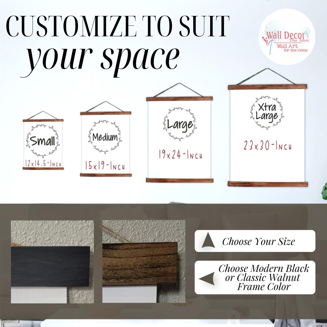 Funny Bathroom Wall Art - Keep Clean Gentlemen Ladies Sign - 19x24 Inch Wood Canvas Print - Bathroom Décor for Home, Office & Restroom - Perfect Housewarming Gift for Bathroom Humor Lovers