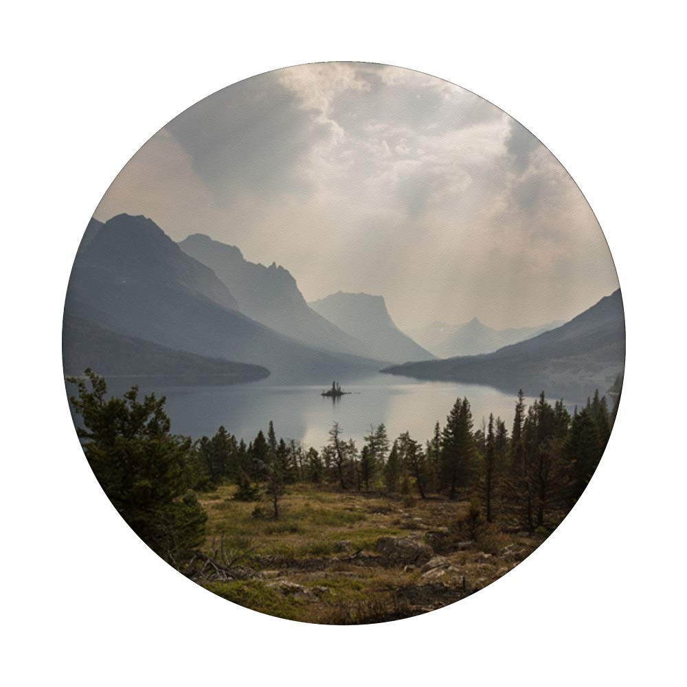 Adventure Calm Clouds Dawn Landscape PopSockets PopGrip - Swappable Phone Grip for iPhone, Samsung & Tablets - Perfect for Travel, Hiking & Outdoor Adventures