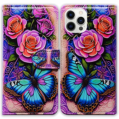 Blue Butterfly Flowers Rose