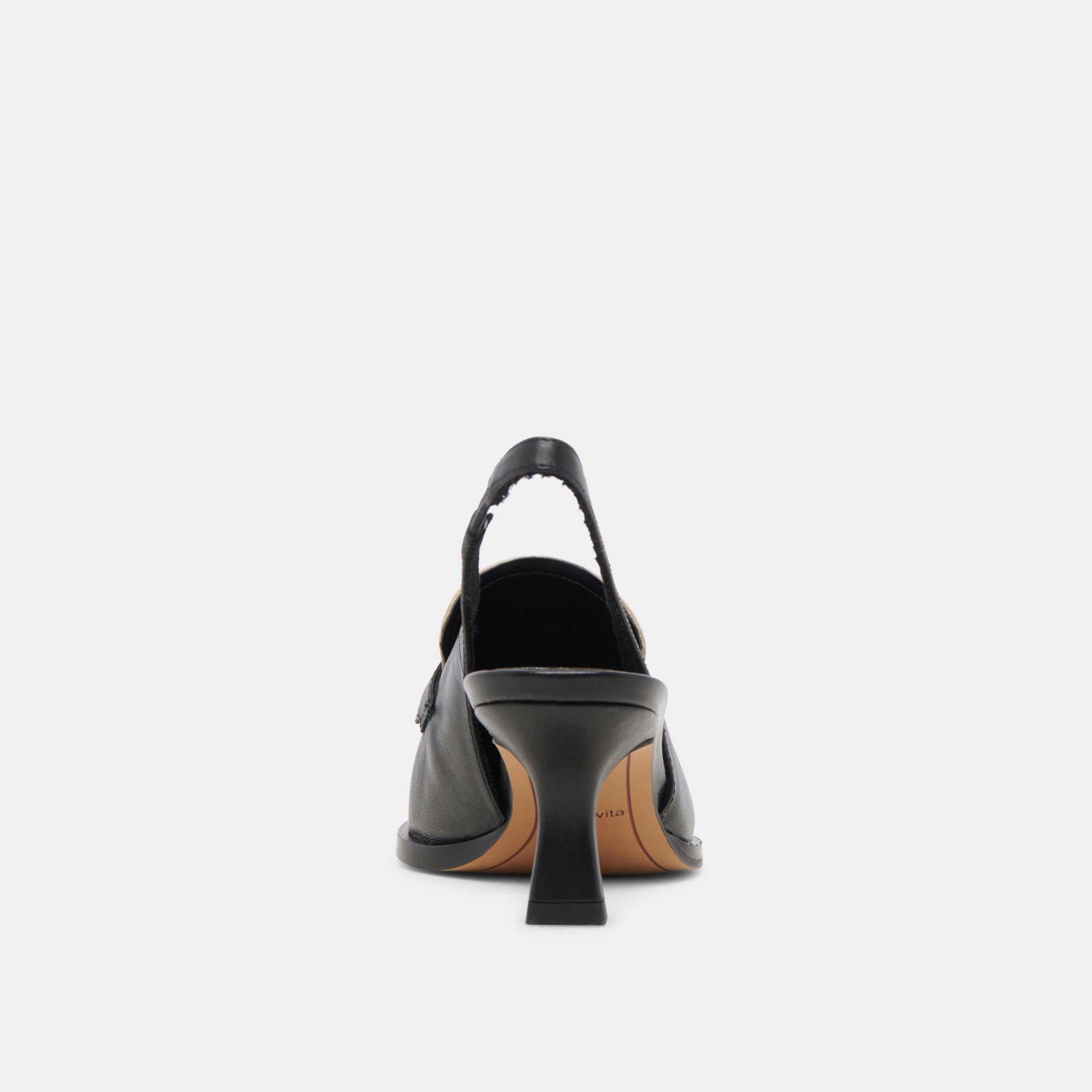 ADELE Black & White Leather Heels for Women - Stylish High Heels for Parties, Weddings & Evening Events