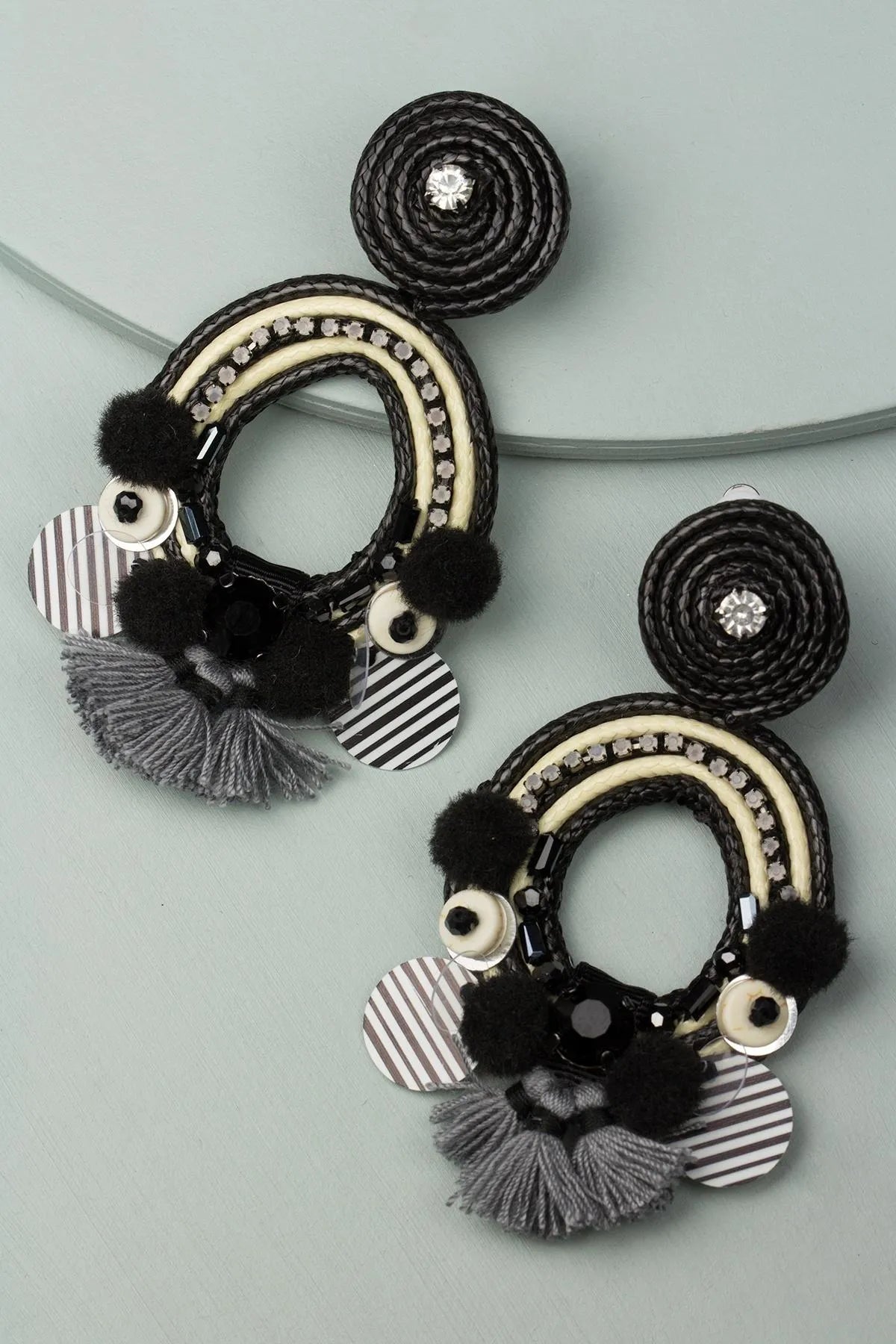 Thayer Clip-On Statement Earrings for Women – Fashionable Non-Pierced Hoop Earrings for Parties, Weddings & Special Occasions